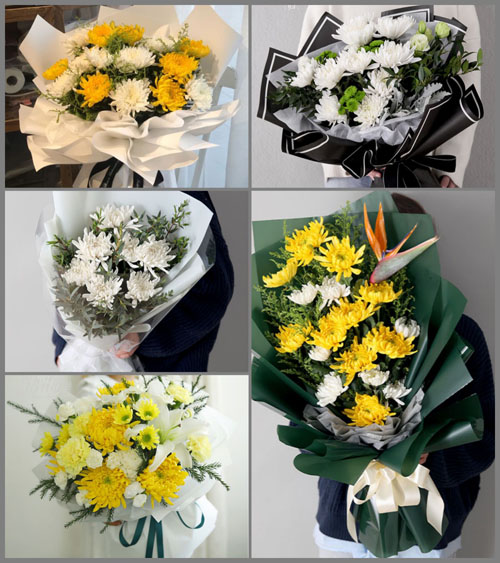 辽宁丹东凤城市蓝旗镇白事花束代送